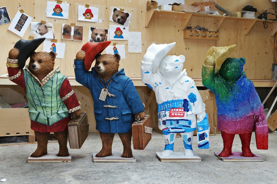 The first four Paddington statues revealed