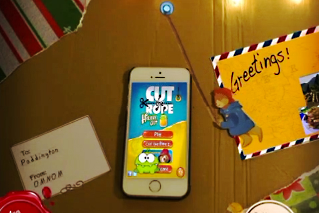 Om Nom and Paddington bear join forces