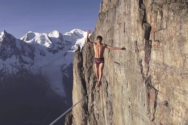 Tight-rope walkers: jaw-dropping stunts