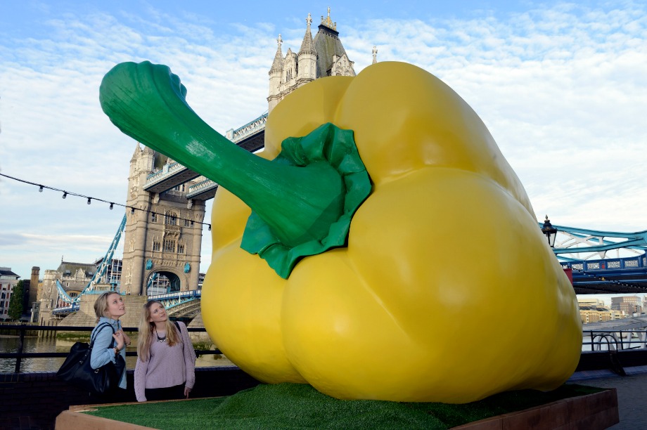 Morrisons' pepper toured London last July