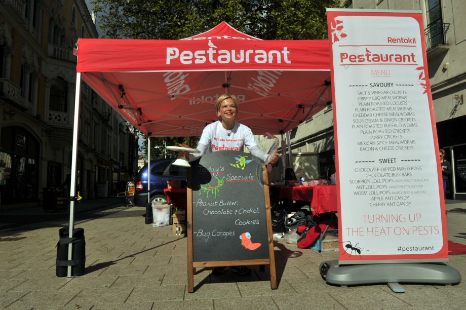 Pestaurant will serve up a range of sweet and savoury pest-based snacks