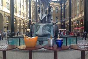 The party took place at Hay's Galleria in Southwark