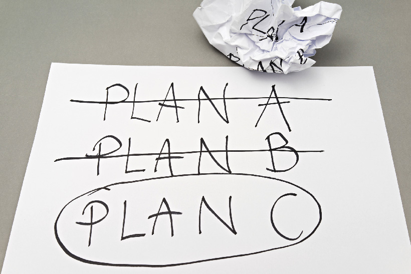 Planning too far ahead may have an adverse effect