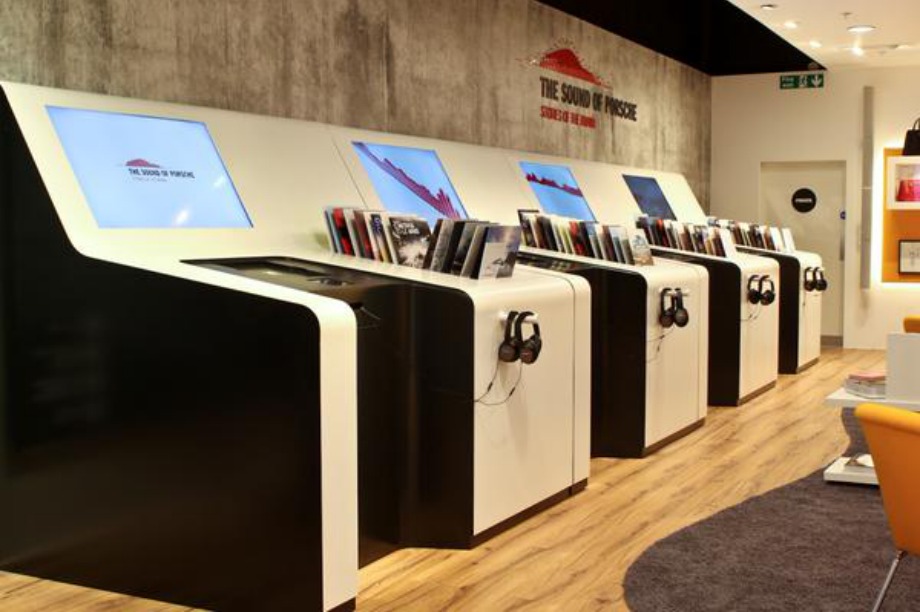 Guests can browse a range of multimedia records