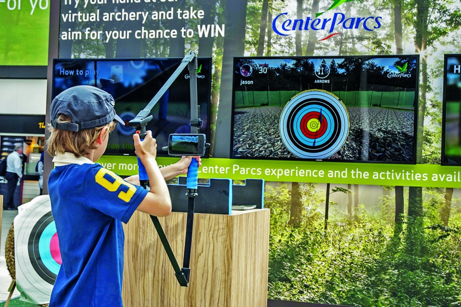 PsLive's work included an activation for Center Parcs at London Waterloo
