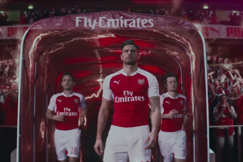 Puma: in its second year of £30m Arsenal sponsorship