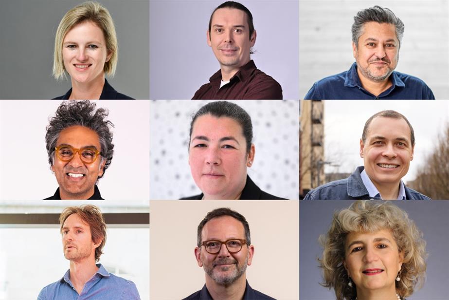 Clockwise from top left: Kate Scott-Dawkins, James McDonald, Zaid Al-Zaidy, Brian Wieser, Lorna Tilbian, Zaid Al-Quassab, Jamie Williams and Harjot Singh. Centre: Bobbie Gannon.