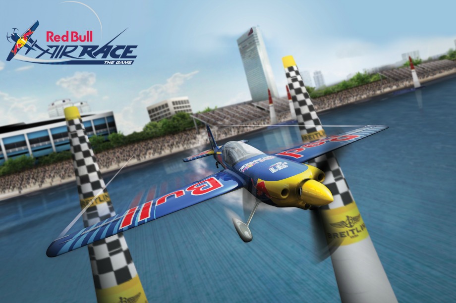 A visual from the Red Bull Air Race – The Game, which will be used as a VR experience at the World Championships at Ascot