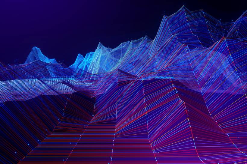 mountain mapping graphic