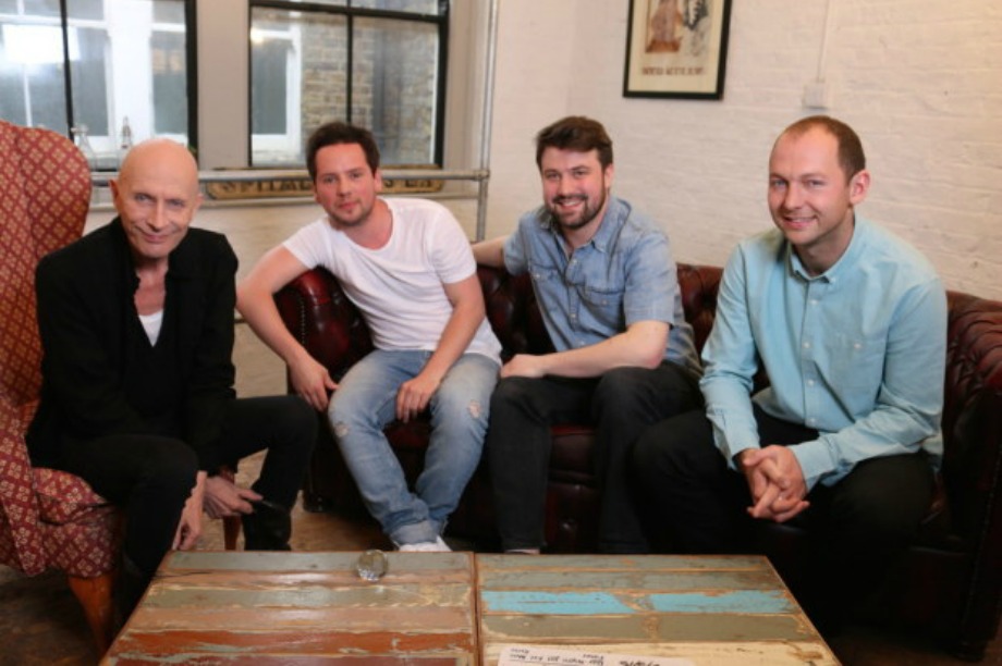 Richard O'Brien (left) with Little Lion Entertainment