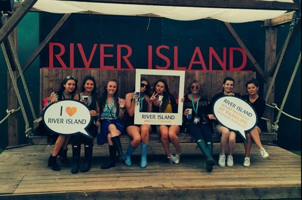 Users of the selfie swing could be granted access to the festival's VIP area 