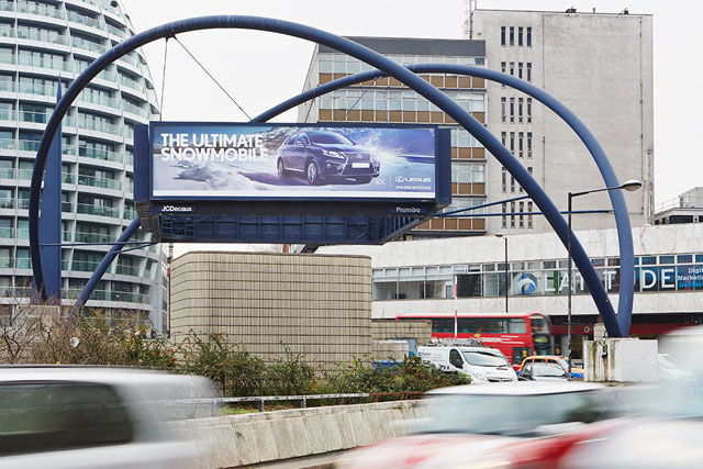 Old Street EC1: developed by JCDecaux as a 'premium media location'