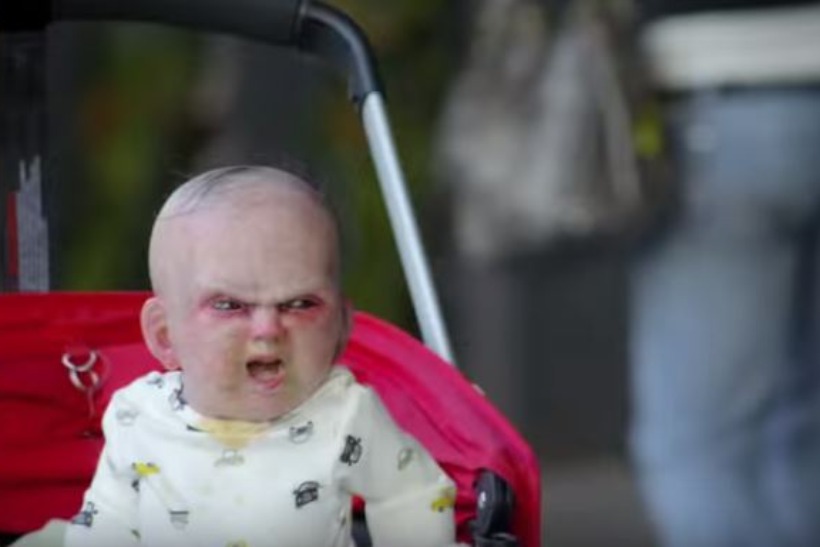 The top 13 most-shared scary ads of 2015 is topped by the scary baby