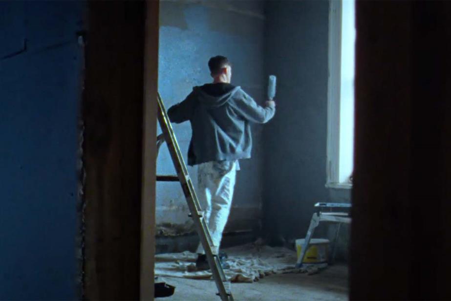 Painter and ladder