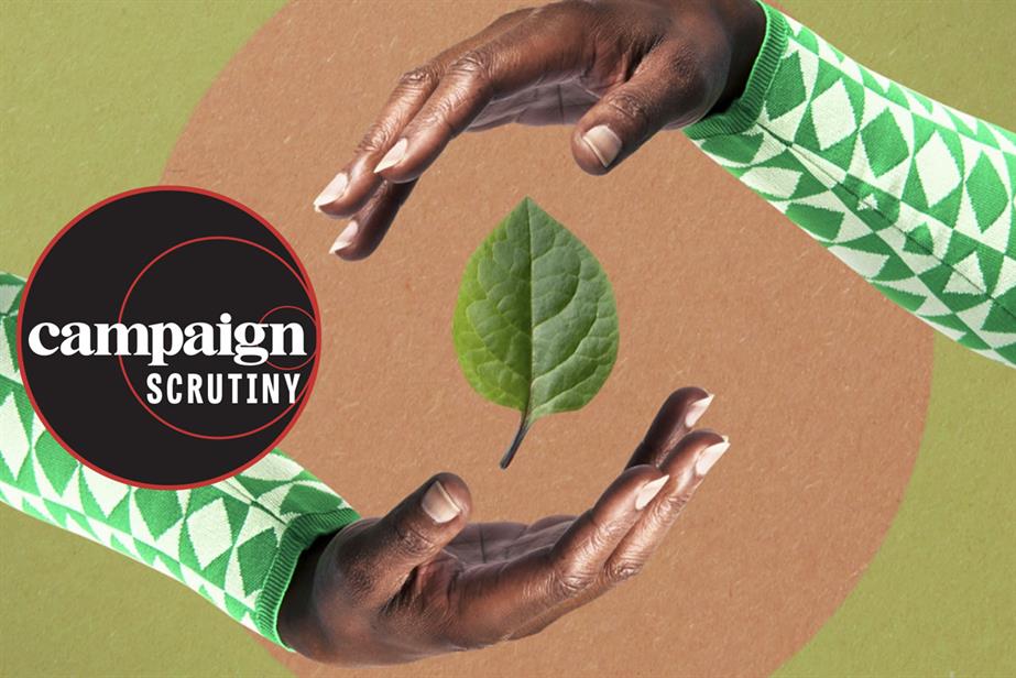 Campaign Scrutiny logo with hands holding a leaf