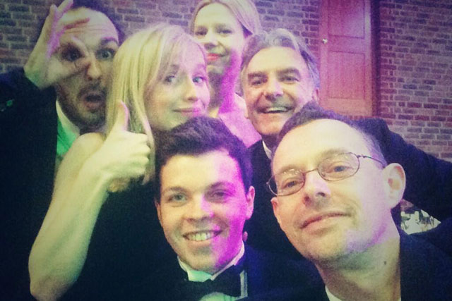 Osacar-style: Kevin Costello features in this group selfie taken at the PPA New Talent Awards night