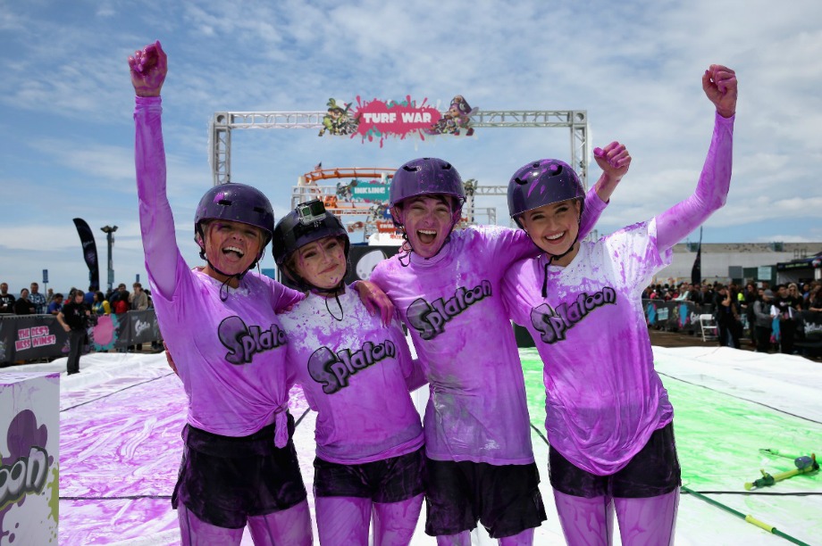 Nintendo's Splatoon Mess Fest descended on Santa Monica pier (image: nintendoeverything.com)