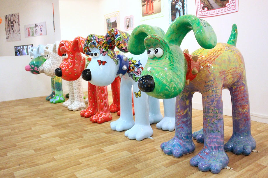 The Gromit sculptures