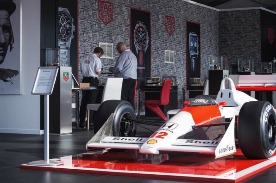 TAG Heuer's activation combined motor racing with watchmaking (@TAGHeuer)