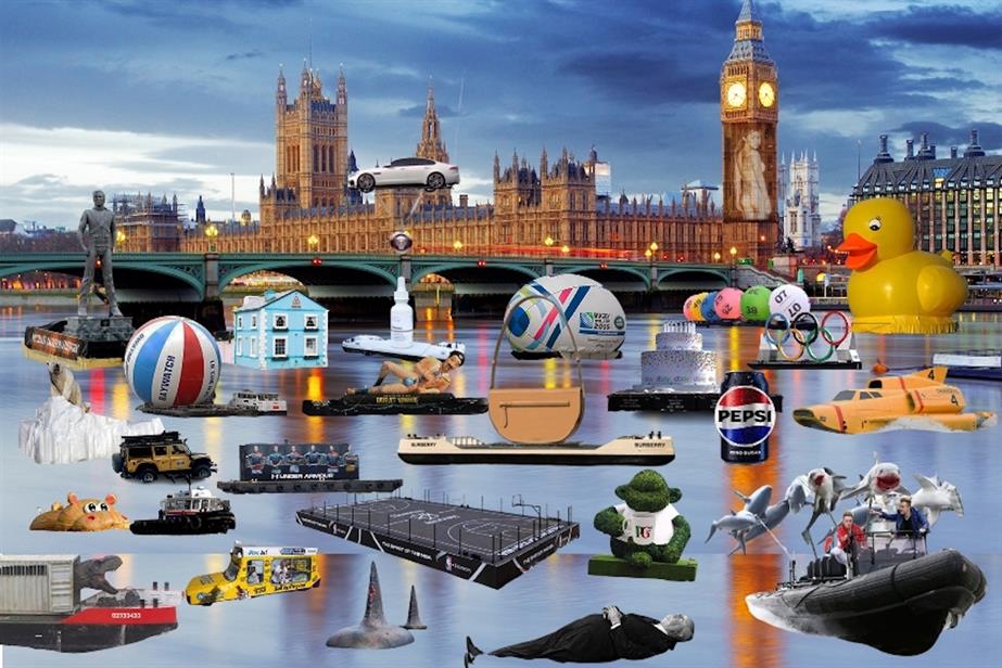 Floating things down the Thames