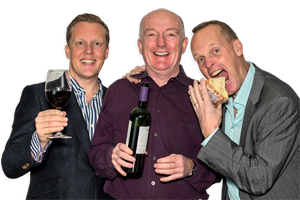 Olly Smith, Oz Clarke and Tim Atkin host Three Wine Men event