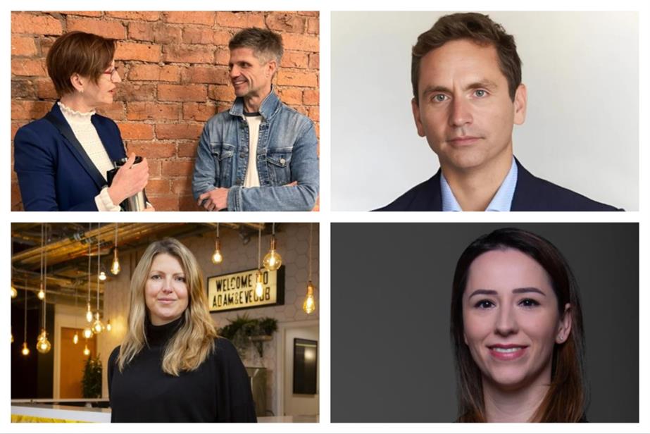 Clockwise from top left: Lisa Tomlinson and Nik Wheatley, Ian Whittaker, Adrienn Major and Miranda Hipwell.