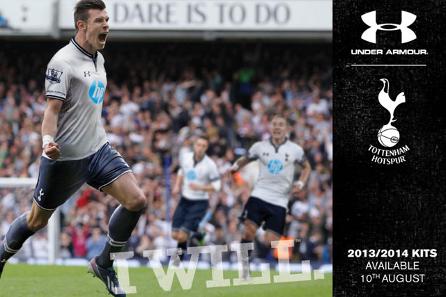 Under Armour: Tottenham Hotspur star Gareth Bale features in brand's campaigns