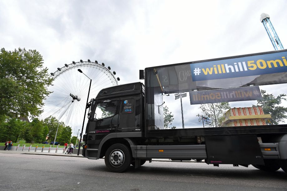 The lorry was driven around a number of London landmarks