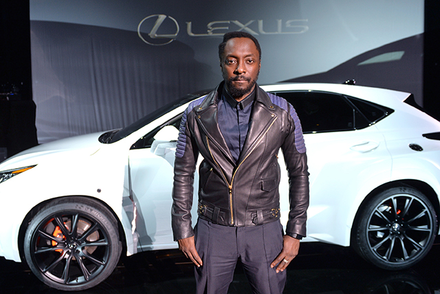 will.i.am: unveiled the Lexus NX at lavish launch event last night
