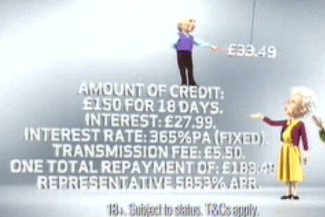 Wonga: most recalled ad