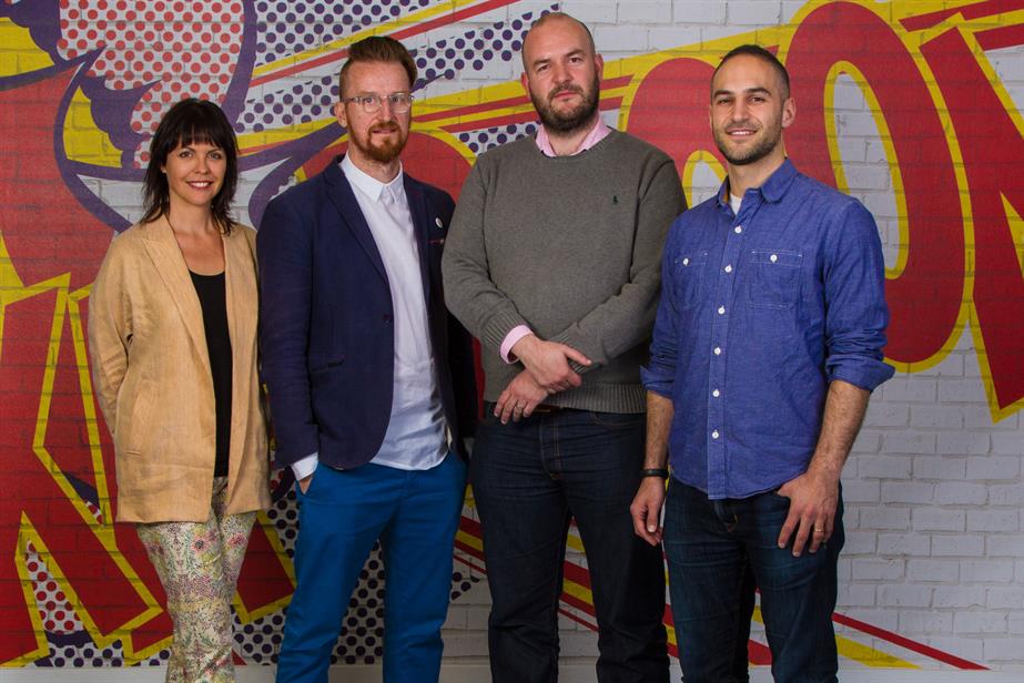 Wunderman hires: (from left) Lezaan Roos, Andrew Thomas, Paul Harvey and Michael Maxwell