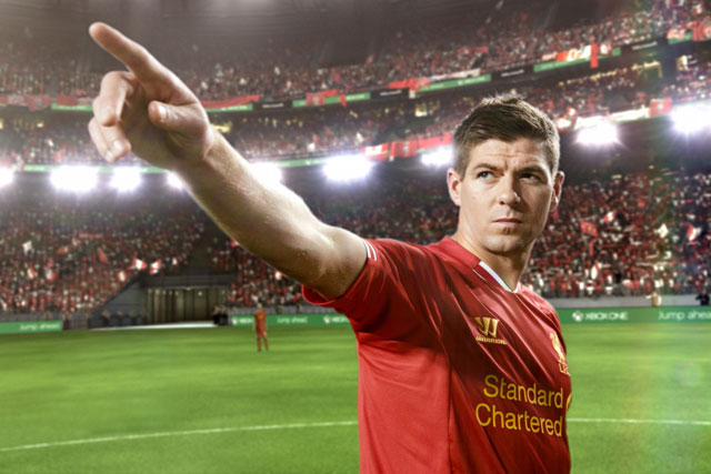Liverpool and England footballer Steven Gerrard