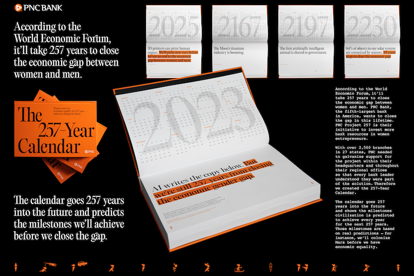 PNC Bank 257 Year Calendar ad