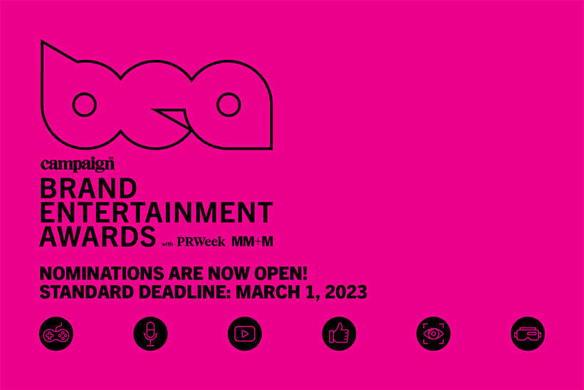 Campaign US Brand Entertainment Awards wordmark