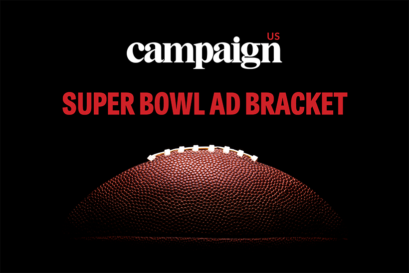 Campaign US Super Bowl Bracket wordmark with foodball image