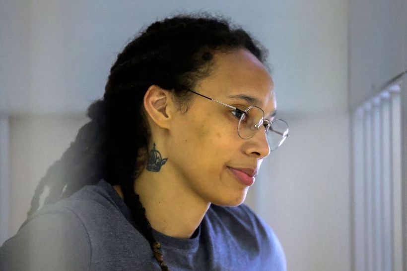 Photo of Brittney Griner in Russian jail