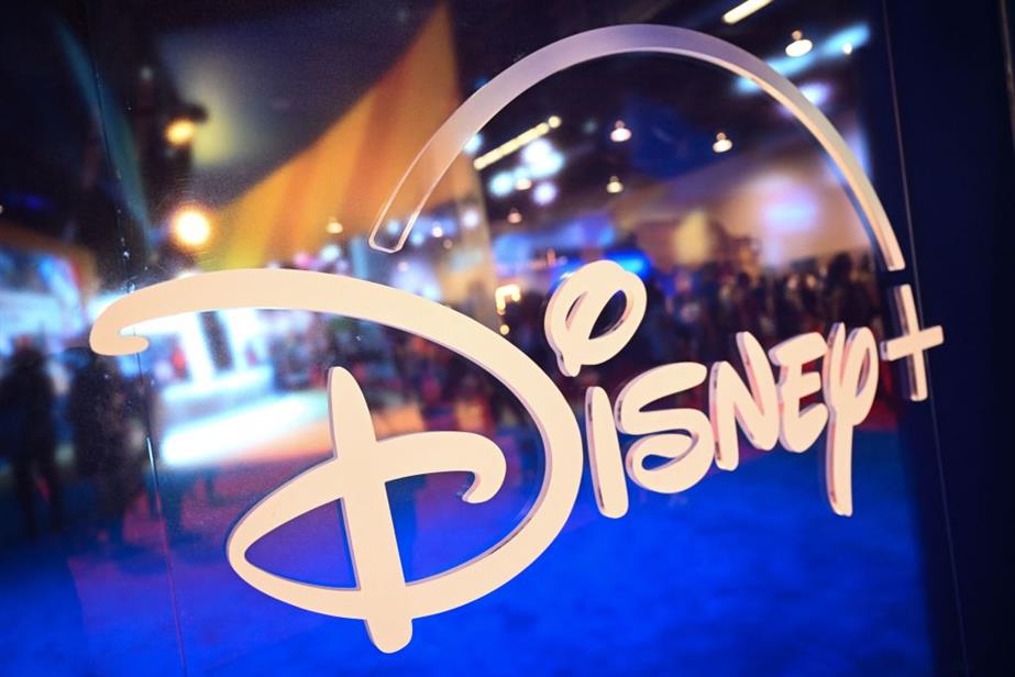 Disney+ logo is shown on an expo stand