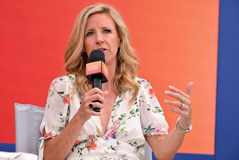 Aly Wagner speaks on stage during Stagwell Panels At Cannes Lions on June 20, 2023 in Cannes, France
