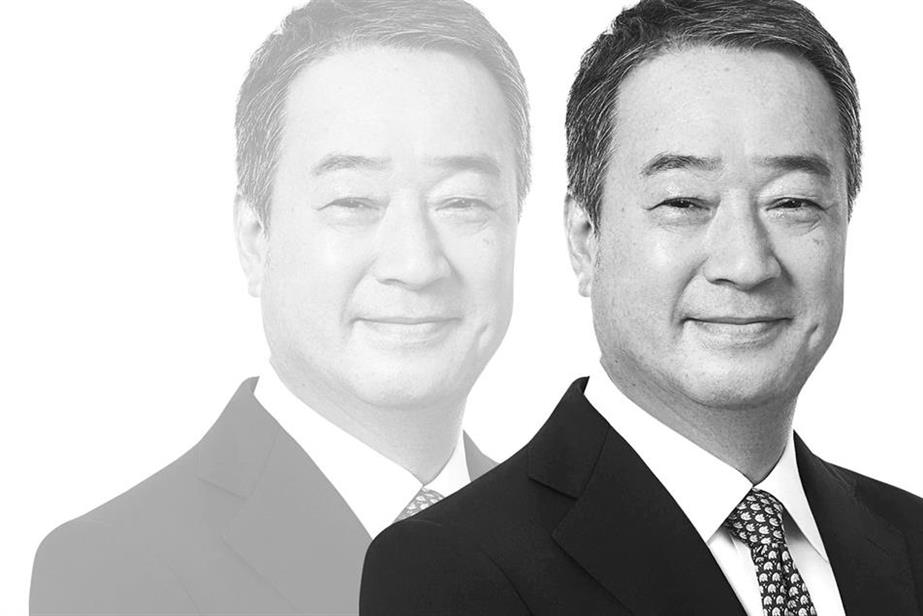 Headshot of Hiroshi Igarashi, president and chief executive of Dentsu Group