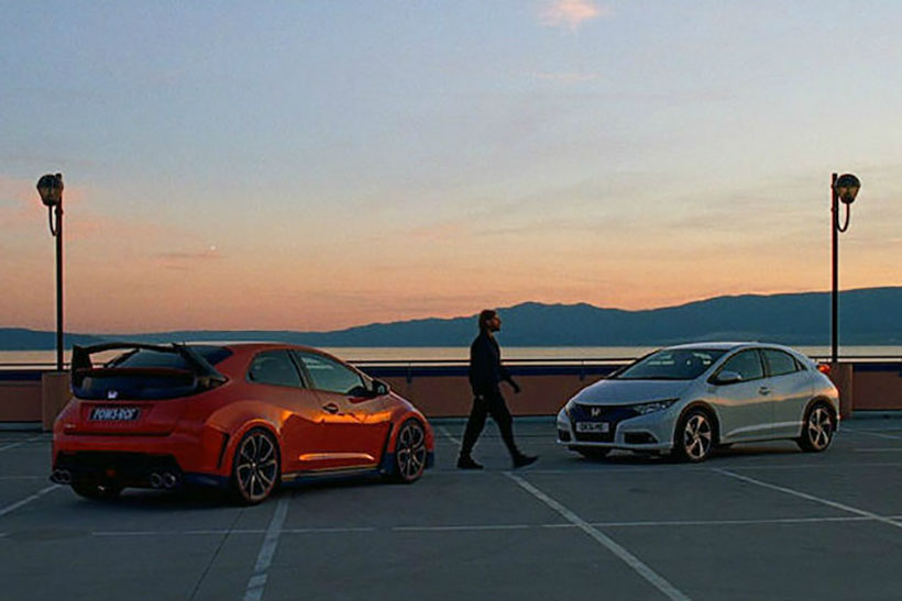 Honda shows both sides of its new Civic.