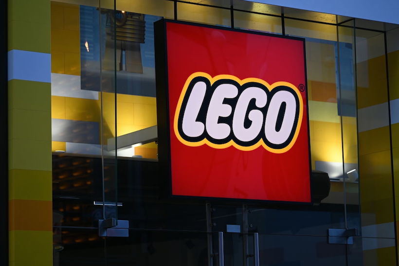 Outside view of Lego store