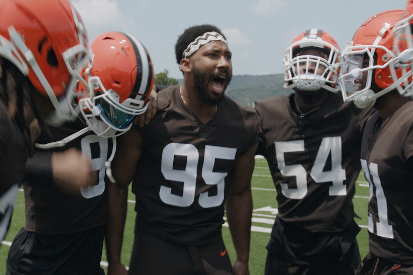 Group of American football players