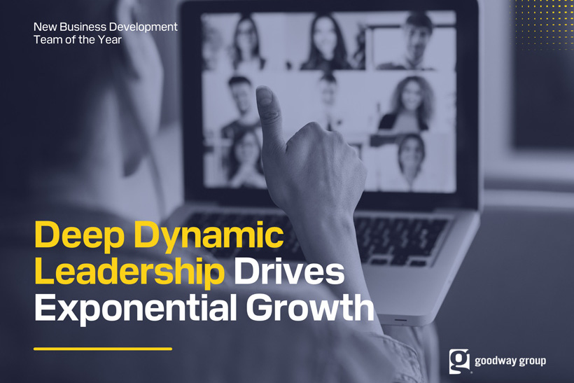 Goodway Group ad promoting dynamic leadership