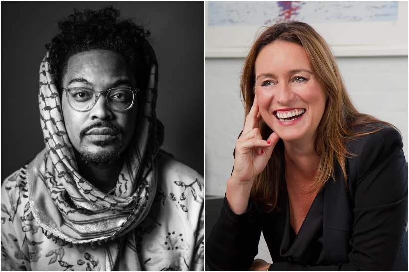 Headshots of Chaucer Barnes and Sophie Kelly