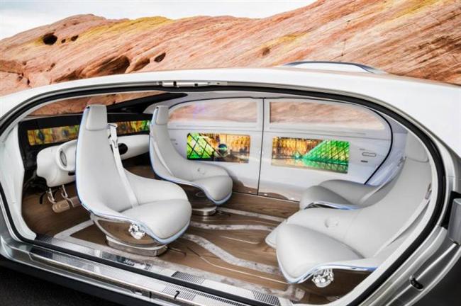 Mercedes-Benz F 015: the concept self-driving car.