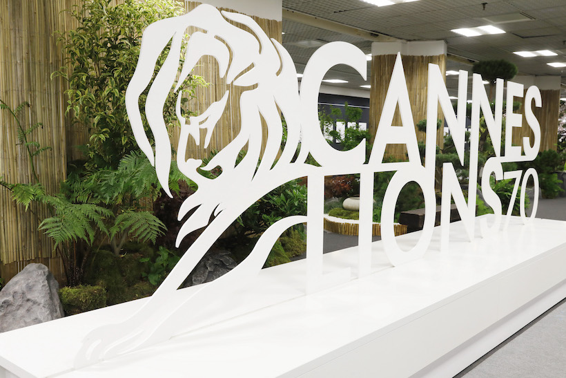 Cannes Lions logo display