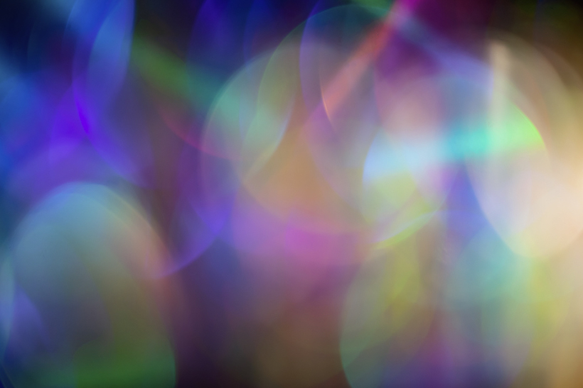Blurry abstract rainbow colors