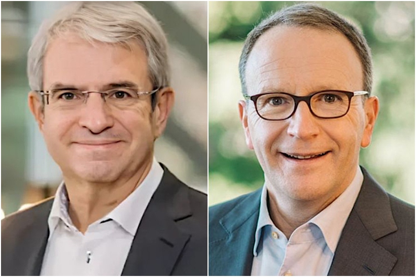 Headshots of Laurent Freixe and Ulf Mark Schneider