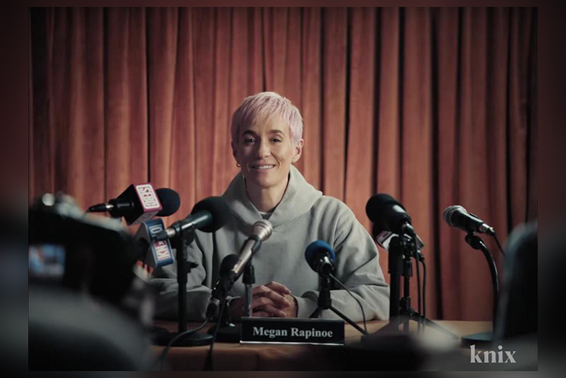 Megan Rapinoe in Knix ad campaign