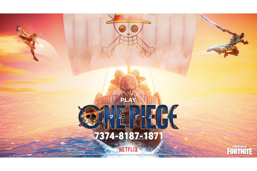 One Piece Fortnite ad